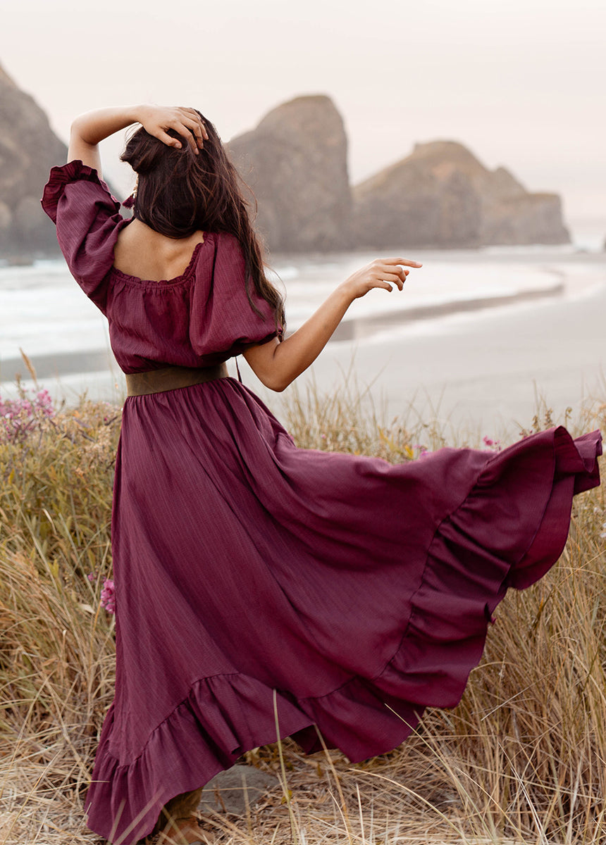 Gwenaelle Dress in Brick