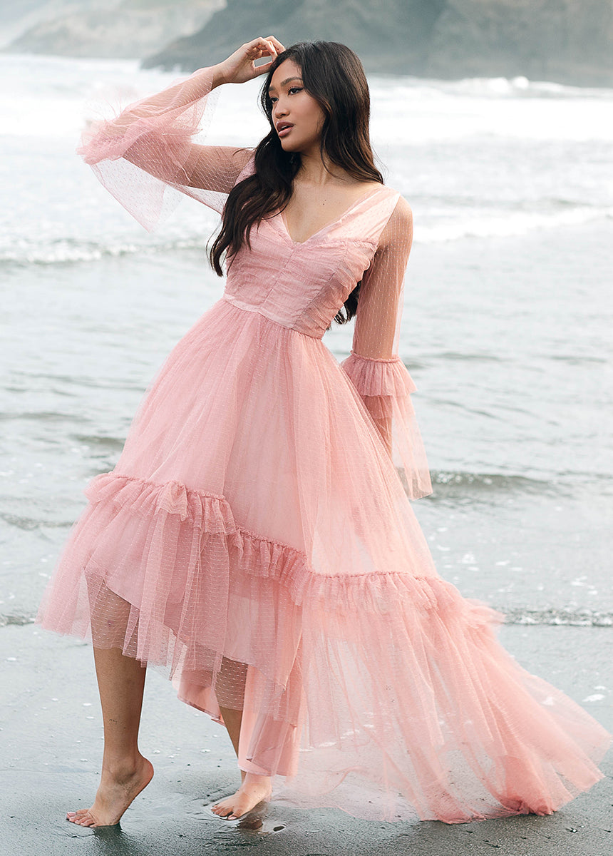 Haisley Dress in Desert Shell
