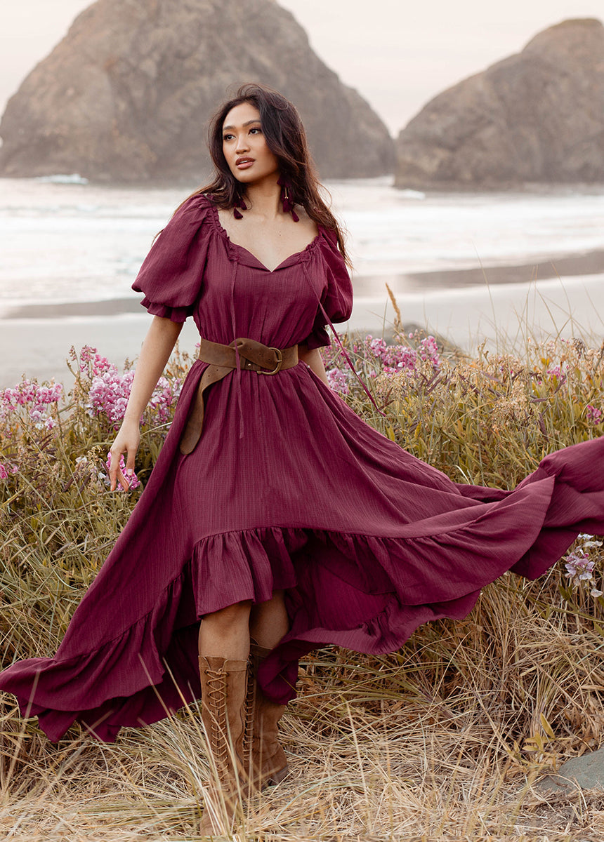 Gwenaelle Dress in Brick