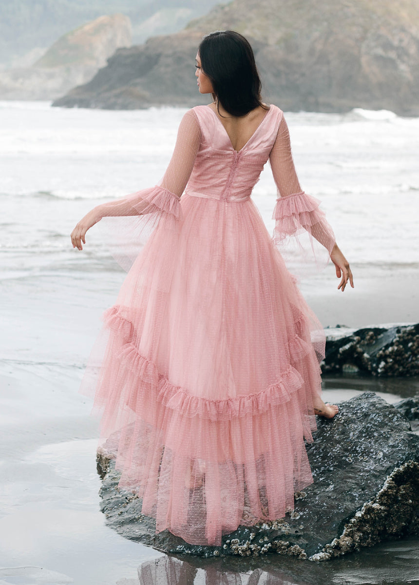 Haisley Dress in Desert Shell