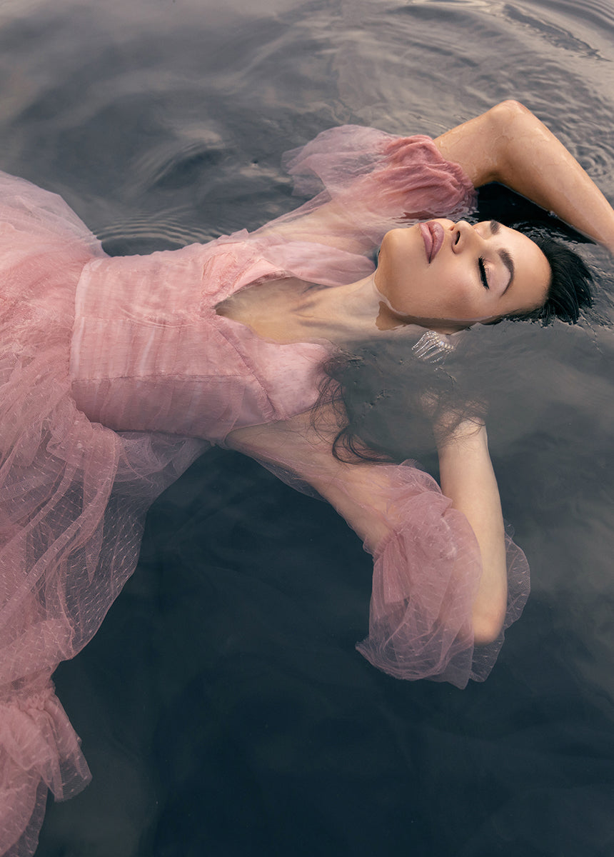 Haisley Dress in Desert Shell