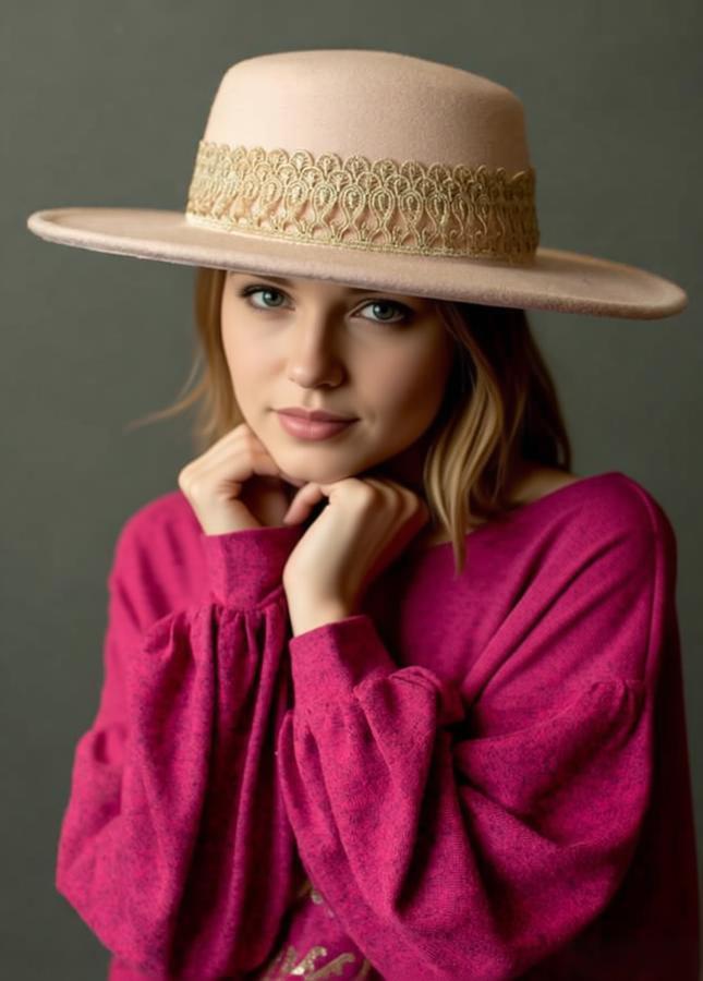 Hallie Hat in Shell