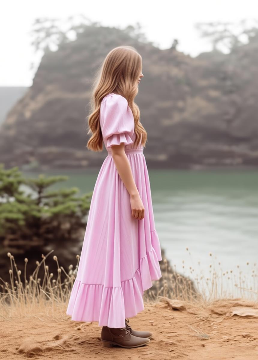 Gwenola Dress in Lilac